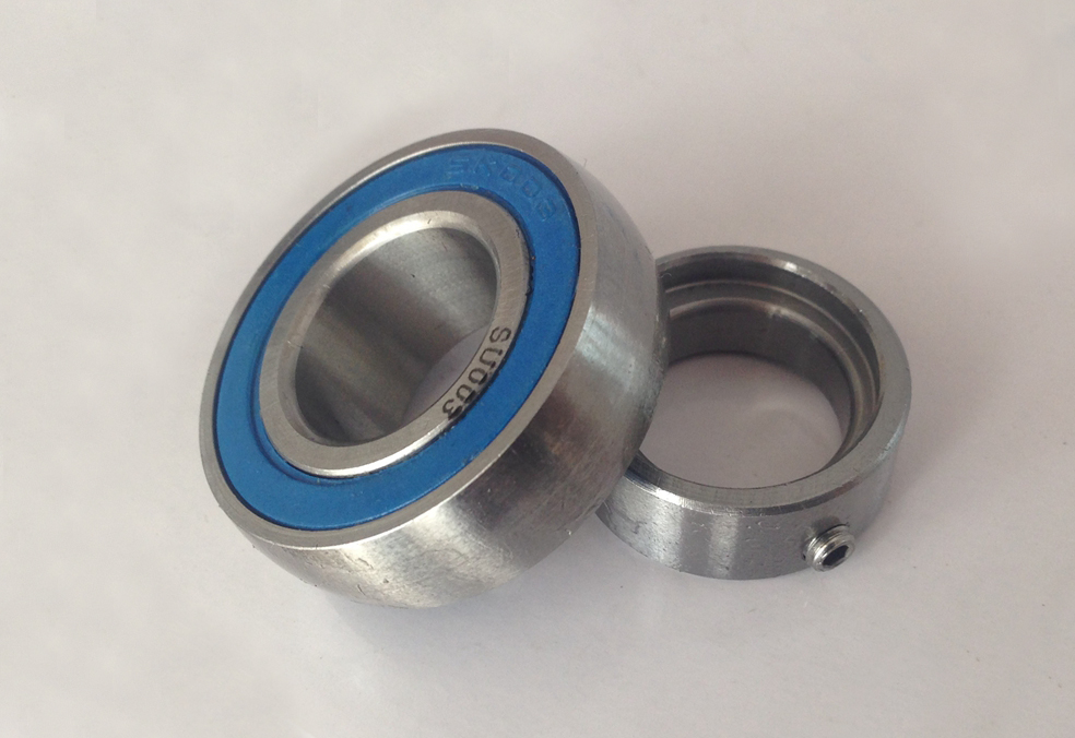 SU005 Stainless steel spherical outside insert bearing